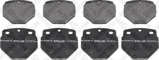 Stellox 85-01434-SX - Тормозные колодки, дисковые, комплект autosila-amz.com