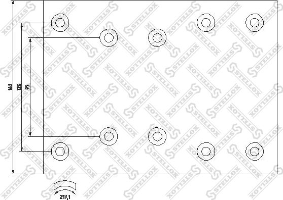 Stellox 85-01040-SX - Комплект тормозных башмаков, барабанные тормоза autosila-amz.com