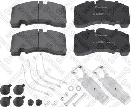 Stellox 85-11444-SX - Тормозные колодки, дисковые, комплект autosila-amz.com