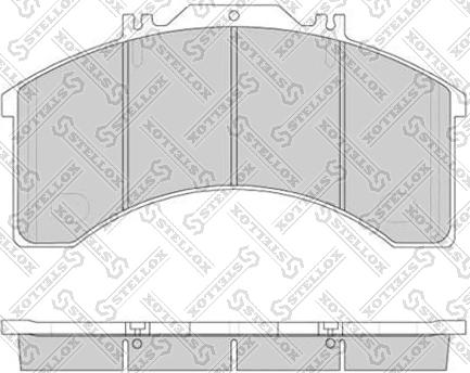 Stellox 85-11402-SX - Тормозные колодки, дисковые, комплект autosila-amz.com