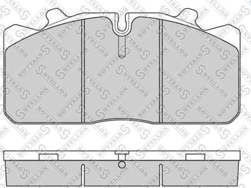 Stellox 85-11416-SX - Тормозные колодки, дисковые, комплект autosila-amz.com