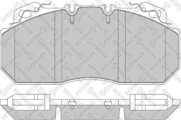 Stellox 85-11417-SX - Тормозные колодки, дисковые, комплект autosila-amz.com