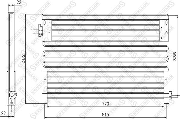 Stellox 87-39105-SX - Конденсатор кондиционера autosila-amz.com