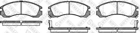 Stellox 365 002-SX - Тормозные колодки, дисковые, комплект autosila-amz.com