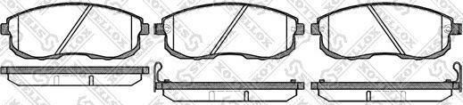 Stellox 304 012-SX - Тормозные колодки, дисковые, комплект autosila-amz.com