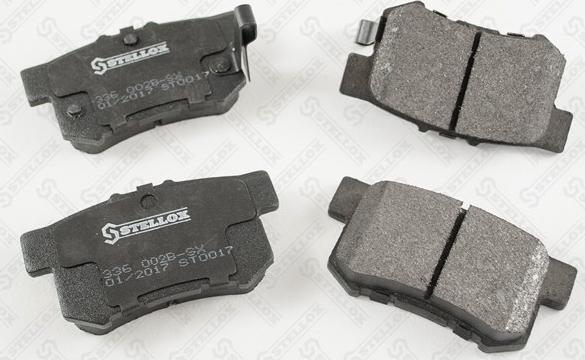 Stellox 336 002B-SX - Тормозные колодки, дисковые, комплект autosila-amz.com