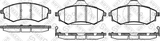 Stellox 329 092-SX - Тормозные колодки, дисковые, комплект autosila-amz.com