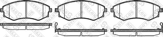 Stellox 329 012B-SX - Тормозные колодки, дисковые, комплект autosila-amz.com