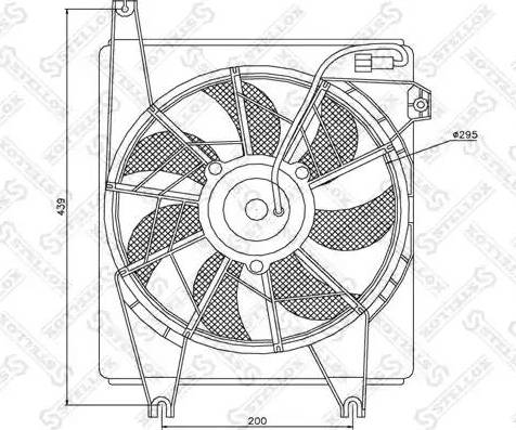 Stellox 29-99232-SX - Вентилятор, охлаждение двигателя autosila-amz.com