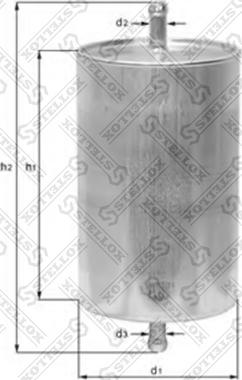 Stellox 21-00061-SX - Топливный фильтр autosila-amz.com