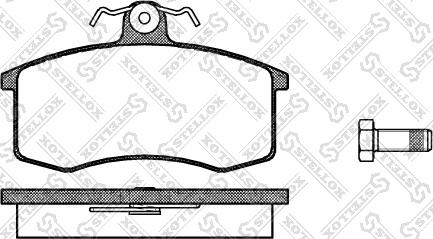 Stellox 232 000-SX - Тормозные колодки, дисковые, комплект autosila-amz.com