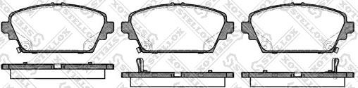 Stellox 705 002B-SX - Тормозные колодки, дисковые, комплект autosila-amz.com