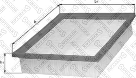 Stellox 71-01257-SX - фильтр воздушный!\ Citroen C3/C2/Berlingo 1.1i/1.4i 02> autosila-amz.com