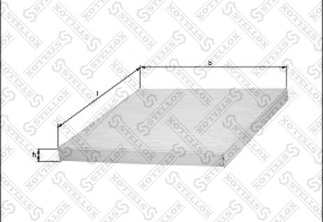 Stellox 71-10052-SX - Фильтр воздуха в салоне autosila-amz.com