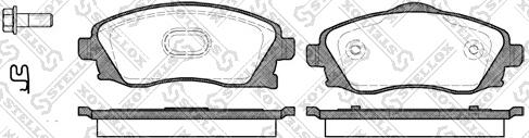 Stellox 785 002B-SX - Тормозные колодки, дисковые, комплект autosila-amz.com