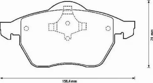 Stop 571900S - Тормозные колодки, дисковые, комплект autosila-amz.com