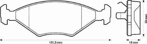 Stop 571916S - Тормозные колодки, дисковые, комплект autosila-amz.com