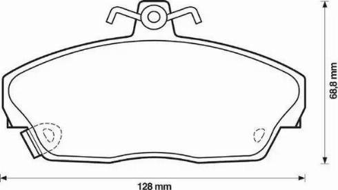 Stop 571438S - Тормозные колодки, дисковые, комплект autosila-amz.com