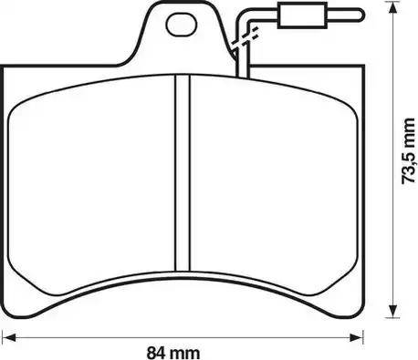 Stop 571263S - Тормозные колодки, дисковые, комплект autosila-amz.com