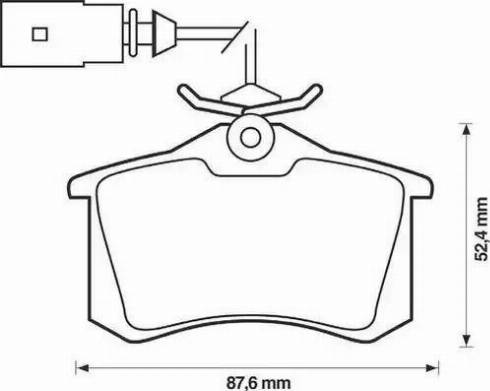 Stop 573065S - Тормозные колодки, дисковые, комплект autosila-amz.com