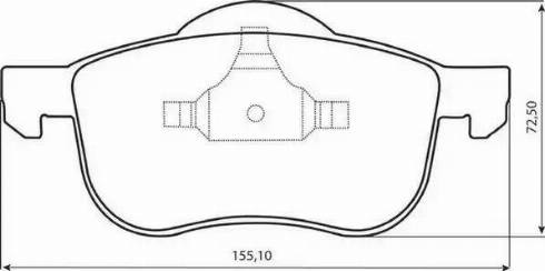 Stop 573003S - Тормозные колодки, дисковые, комплект autosila-amz.com