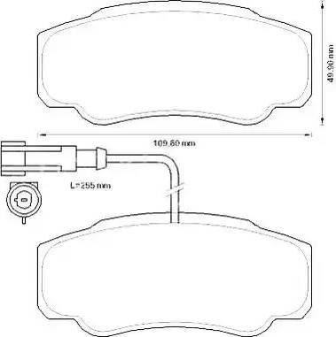 Stop 573318S - Тормозные колодки, дисковые, комплект autosila-amz.com