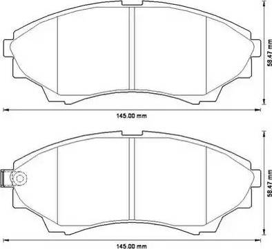 Stop 572572S - Тормозные колодки, дисковые, комплект autosila-amz.com