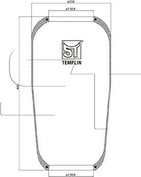 ST-Templin 04.060.6006.610 - Кожух пневматической рессоры autosila-amz.com