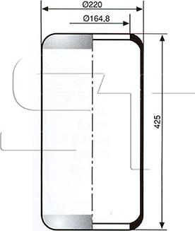 ST-Templin 04.060.6006.710 - Кожух пневматической рессоры autosila-amz.com