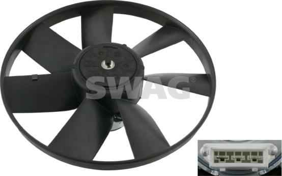 Swag 99 90 6993 - Вентилятор, охлаждение двигателя autosila-amz.com