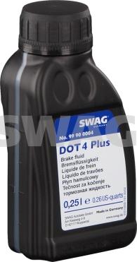 Swag 99 90 0004 - Жидкость тормозная 0,25л - DOT 4 Plus, специф. ОЕМ: DBL 7760, Ford SAM 6C9103 A, Fiat, GME L5 104, J autosila-amz.com