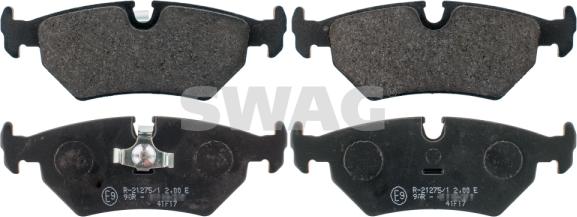Swag 99 11 6081 - Тормозные колодки, дисковые, комплект autosila-amz.com