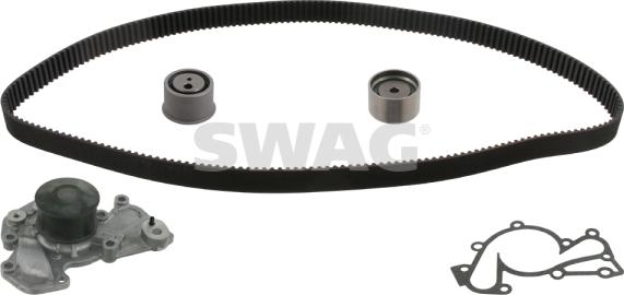 Swag 90 93 2825 - Водяной насос + комплект зубчатого ремня ГРМ autosila-amz.com