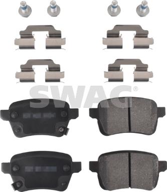 Swag 40 91 6903 - Тормозные колодки, дисковые, комплект autosila-amz.com