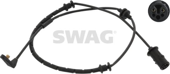 Swag 40 91 7489 - Сигнализатор, износ тормозных колодок autosila-amz.com