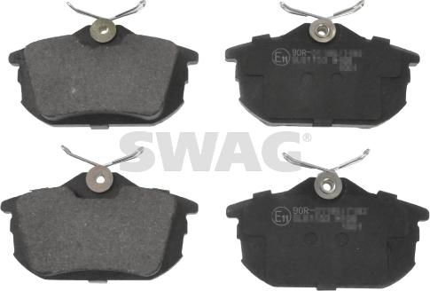 Swag 55 91 6207 - Тормозные колодки, дисковые, комплект autosila-amz.com