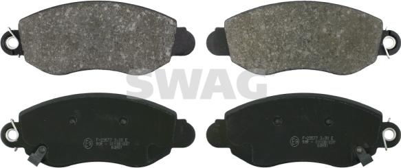 Swag 50 91 6425 - Тормозные колодки, дисковые, комплект autosila-amz.com