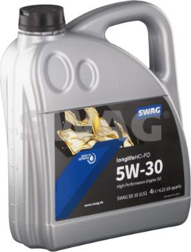 Swag 50 10 1151 - Моторное масло autosila-amz.com