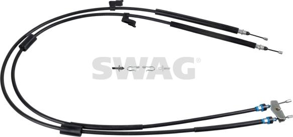 Swag 50 10 1801 - Тросик, cтояночный тормоз autosila-amz.com