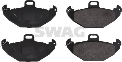 Swag 60 91 6405 - Тормозные колодки, дисковые, комплект autosila-amz.com