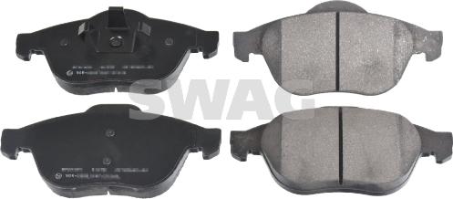 Swag 60 91 6427 - Тормозные колодки, дисковые, комплект autosila-amz.com