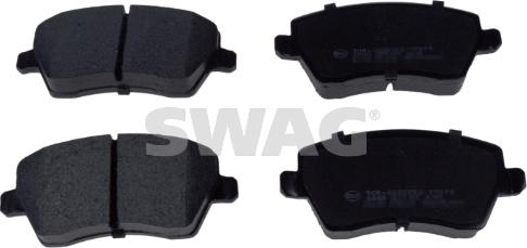 Swag 60 91 6523 - Комплект тормозных колодок, диско autosila-amz.com