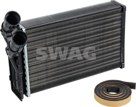 Swag 62 91 9323 - радиатор печки!\ Citroen Xantia/Xsara, Peugeot 306 91> autosila-amz.com