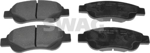 Swag 62 91 6589 - Тормозные колодки, дисковые, комплект autosila-amz.com