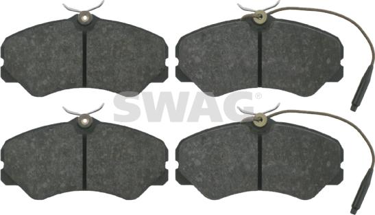 Swag 62 91 6049 - Тормозные колодки, дисковые, комплект autosila-amz.com