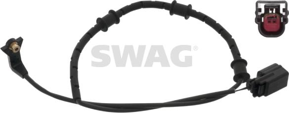 Swag 15 94 8918 - Сигнализатор, износ тормозных колодок autosila-amz.com