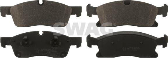 Swag 10 91 6900 - Тормозные колодки, дисковые, комплект autosila-amz.com