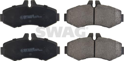 Swag 10 91 6094 - Тормозные колодки, дисковые, комплект autosila-amz.com