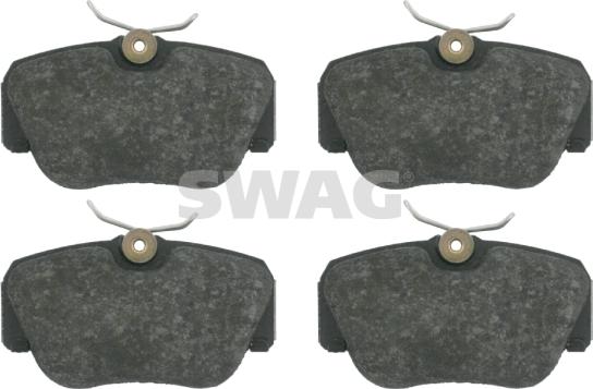 Swag 10 91 6061 - Тормозные колодки, дисковые, комплект autosila-amz.com
