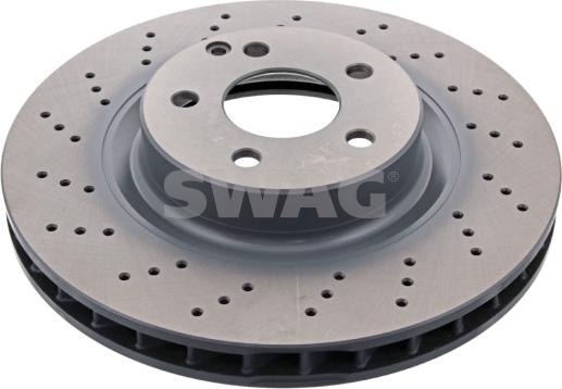 Swag 10 93 7725 - Тормозной диск autosila-amz.com